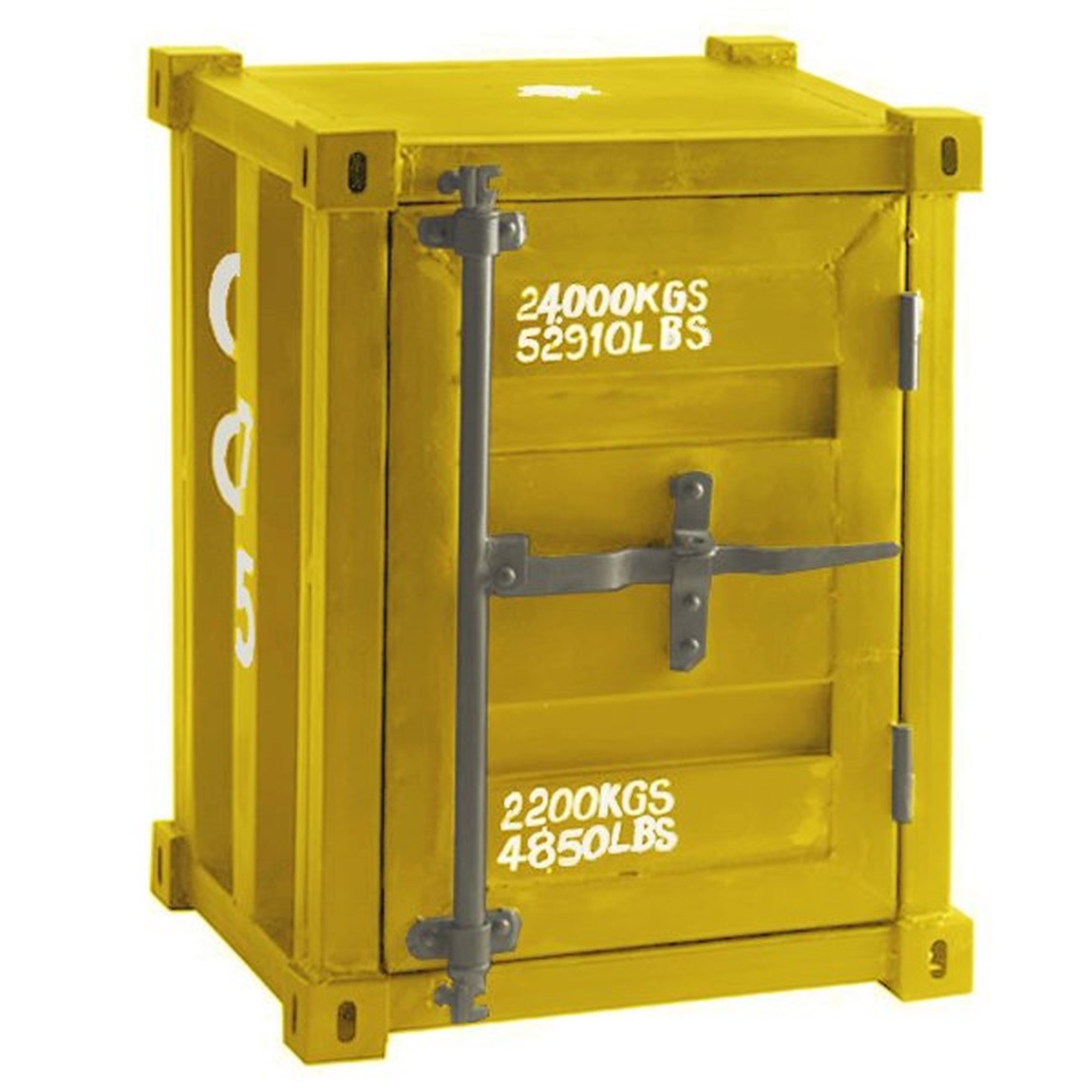 Тумбочка морской контейнер CARLINGUE Sea Container yellow
