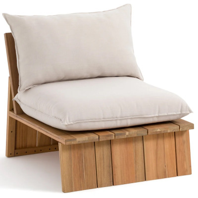 Уличное кресло из массива акации Trivett Wooden Chair