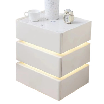 Умная прикроватная тумба с беспроводной зарядкой и подсветкой Smart Bedside Table