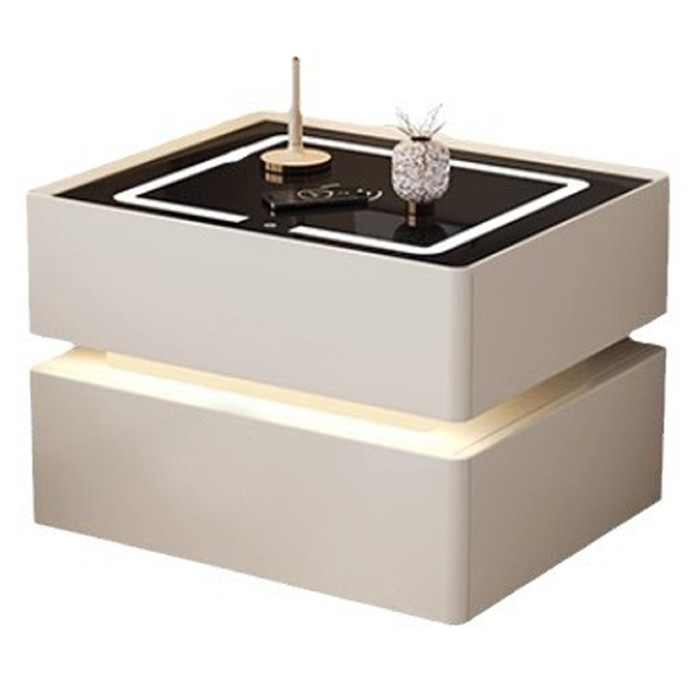 Умная прикроватная тумба с подсветкой и беспроводной зарядкой Smart Bedside Table