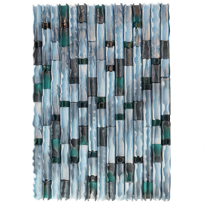 Фактурное Панно на стену Blue Energy Flow