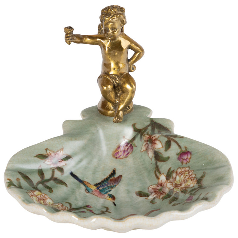 Фарфоровая менажница Turquoise Garden