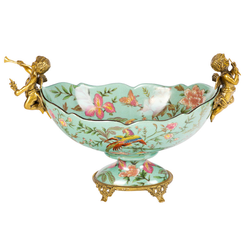 Фарфоровая чаша Turquoise Garden