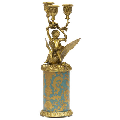 Фарфоровый подсвечник Три рожка X