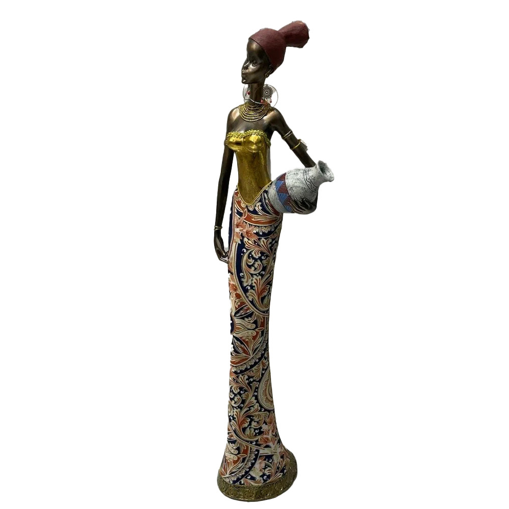 Фигурка негритянка с кувшином Girl with a vessel