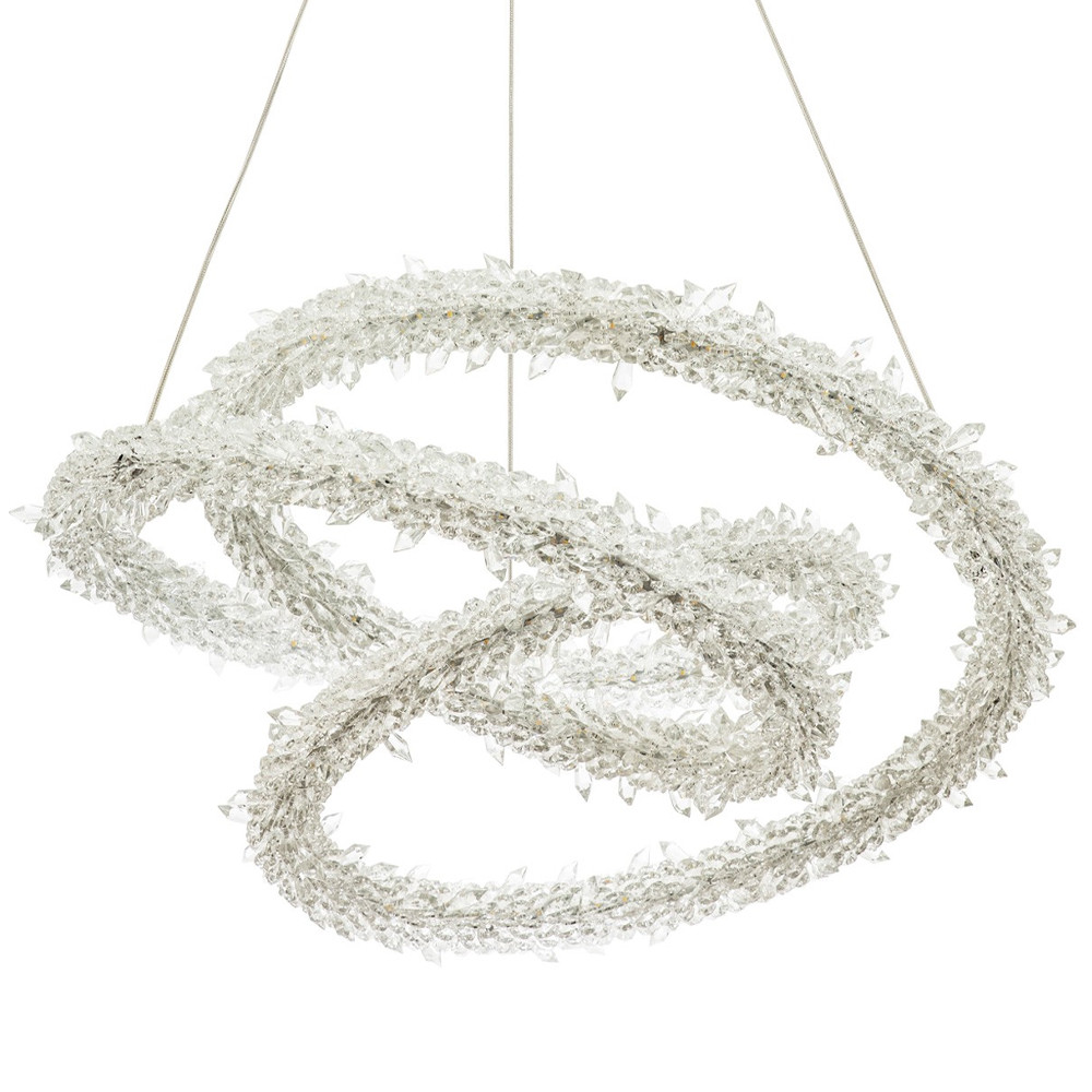 Фигурная люстра украшенная кристаллами из хрусталя Gilbertine Crystals Twisted Chandelier