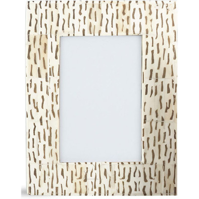 Фоторамка кость Beige Indian Bone Inlay photo frame