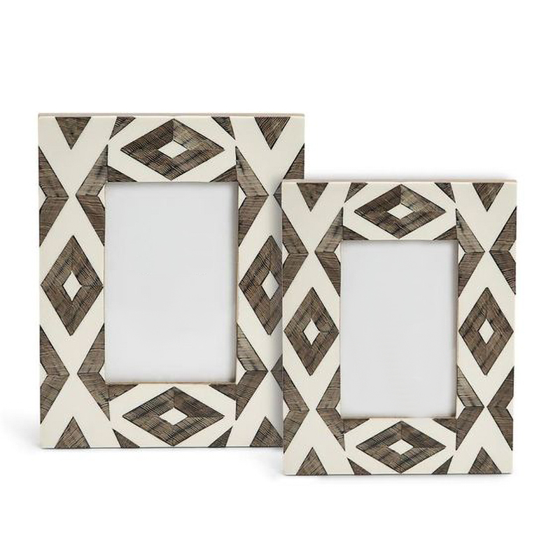 Фоторамка кость Ethnic Indian Wood Bone Inlay photo frame