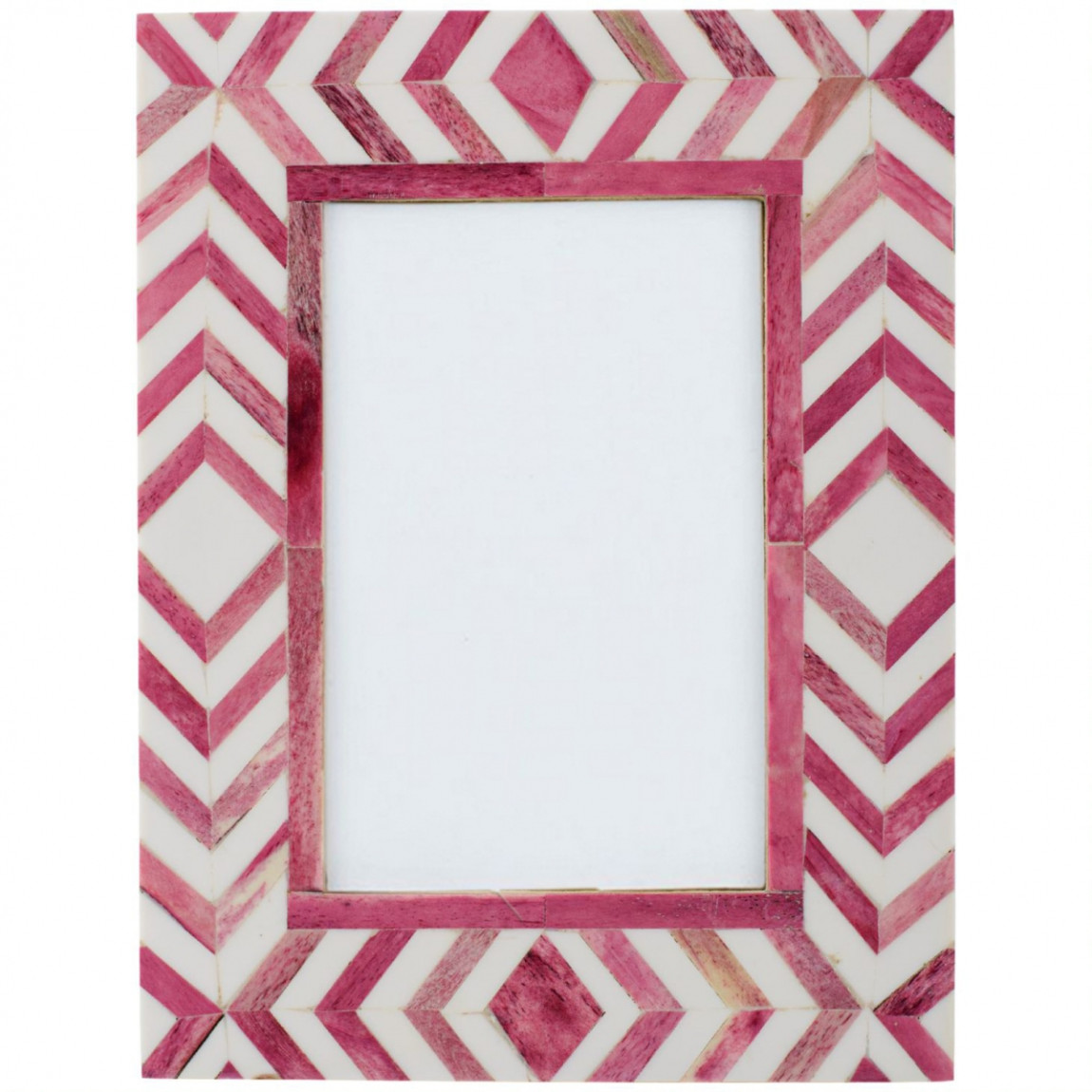 Фоторамка кость Pink Indian Bone Inlay photo frame