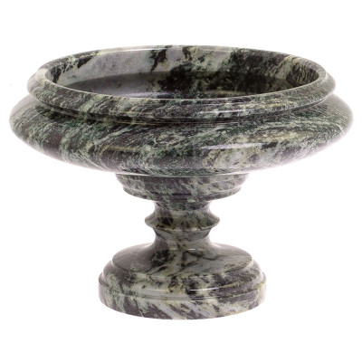 Фруктовница средняя из натурального камня Змеевик Шабровский Natural Stone Fruit Bowls