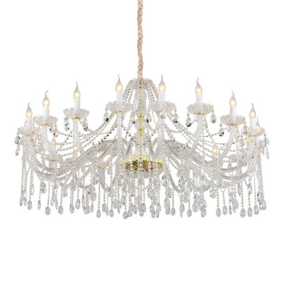 Хрустальная Люстра Crystal Feathers Золотая