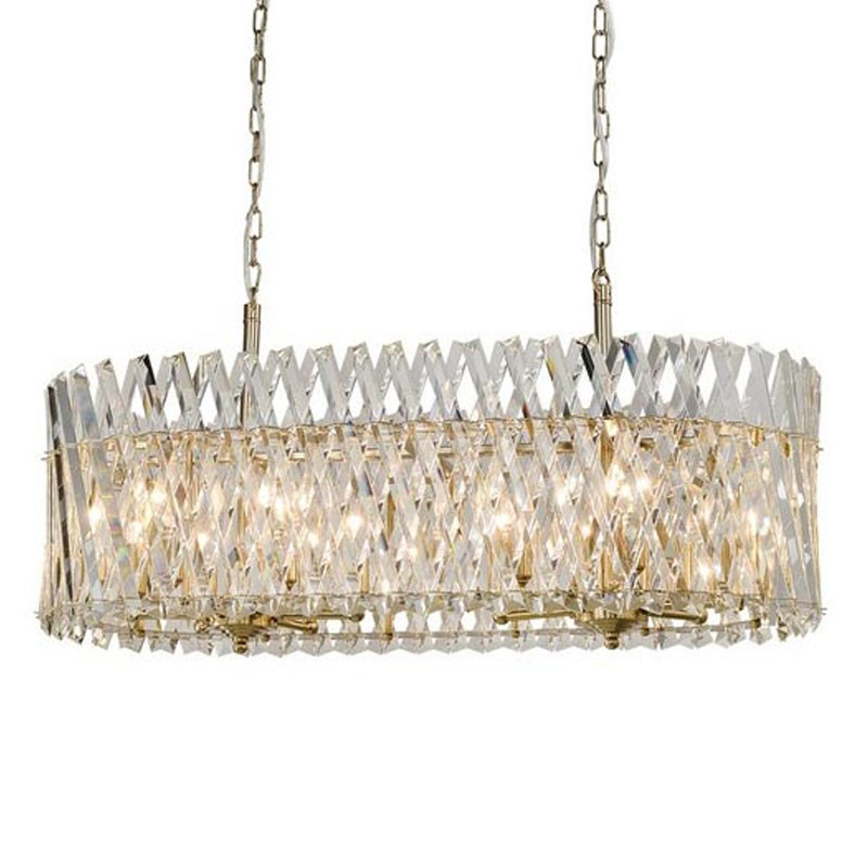Хрустальная Люстра Durable Crystal Elongated Золотая