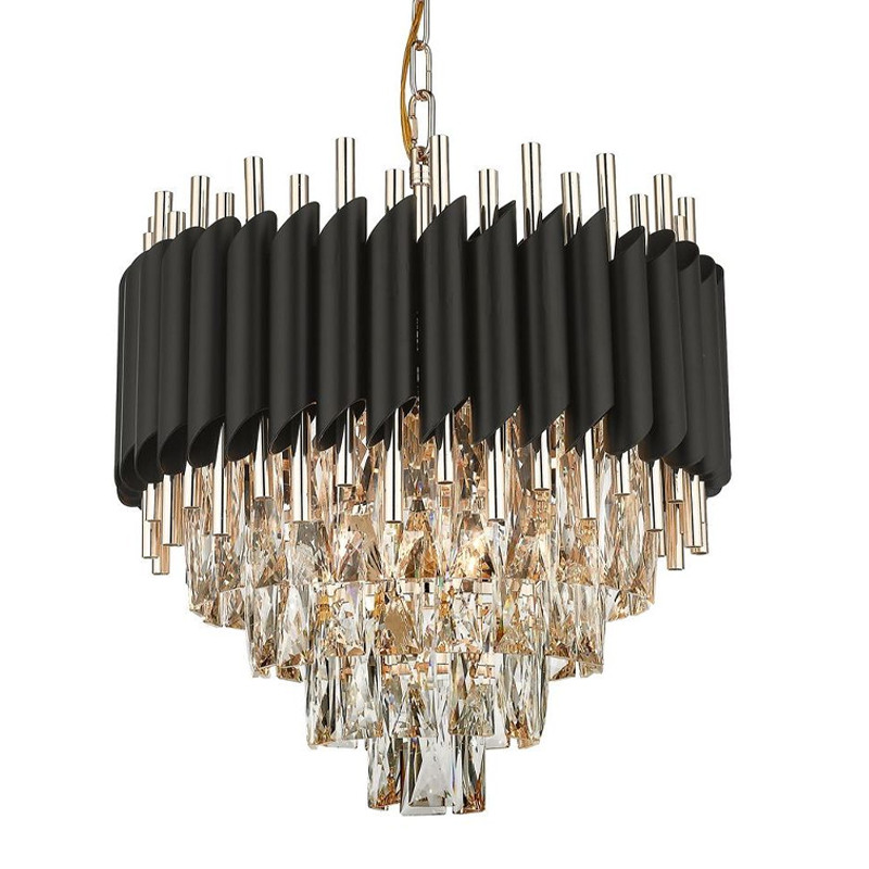 Хрустальная Люстра Waist Reduced Черная Матовая