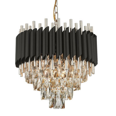 Хрустальная Люстра Waist Reduced Черная Матовая