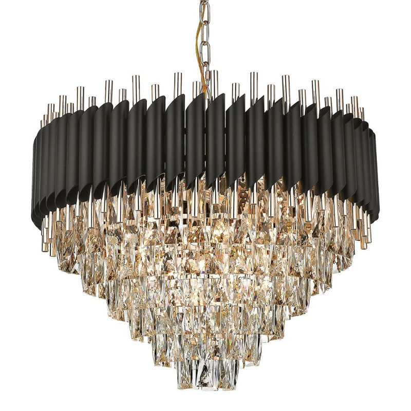 Хрустальная Люстра Waist Черная Матовая