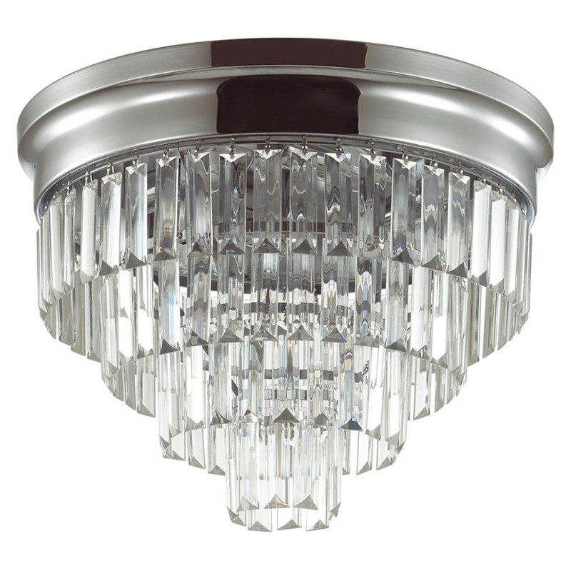 Хрустальная потолочная люстра Crystal Fountain Maxi Хром