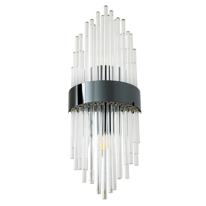 Хрустальное бра Flutes Black