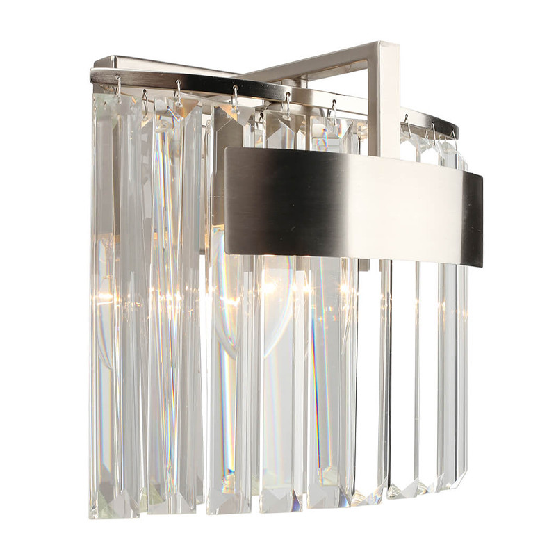 Хрустальное бра Harmonica Никель