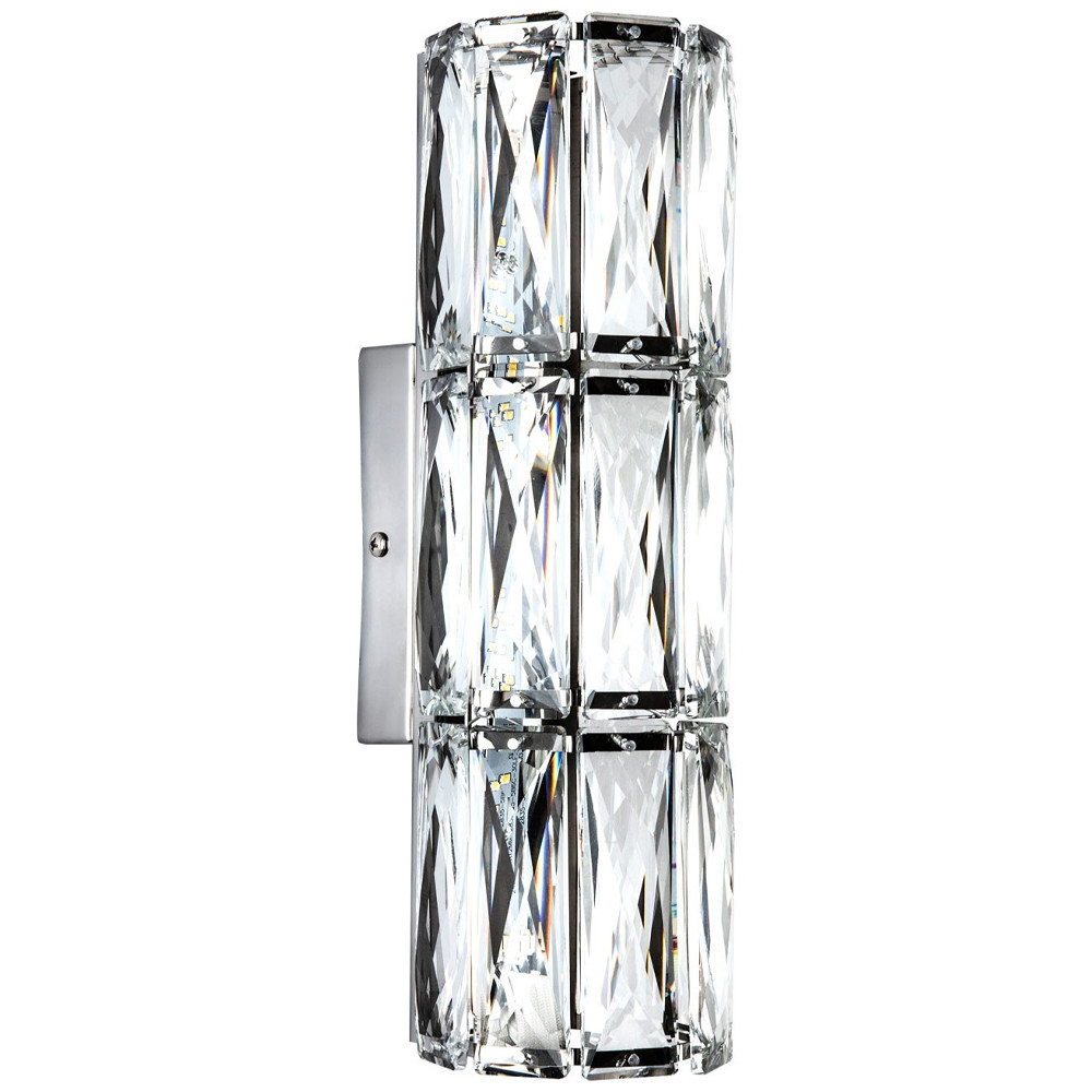 Хрустальное бра Marzia Crysral Chrome Wall Lamp