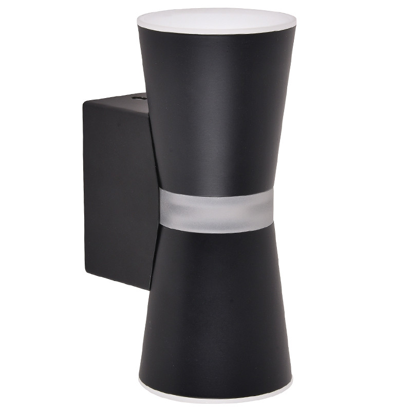 Черное матовое бра Hourglass Light