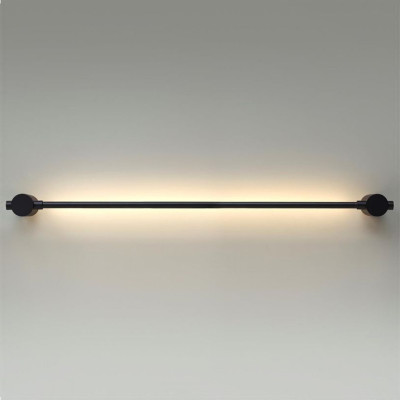 Черное светодиодное бра Trumpet tube Wide