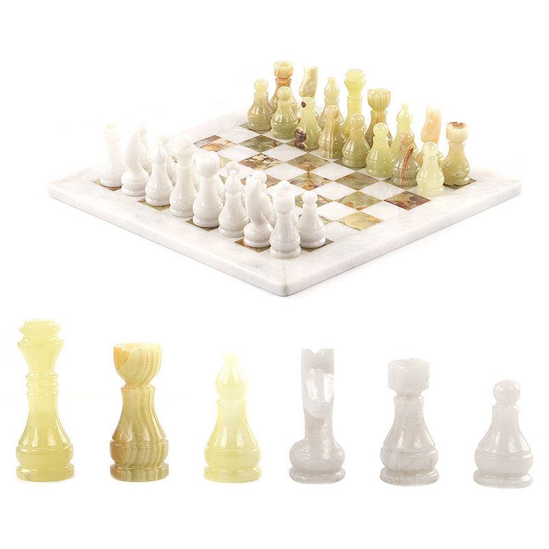 Шахматы настольные из натуральных камней Decorative Thematic Chess