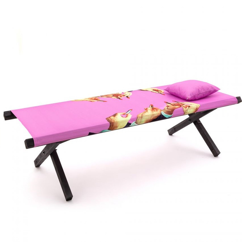 Шезлонг Seletti Poolbed Lipstick Pink