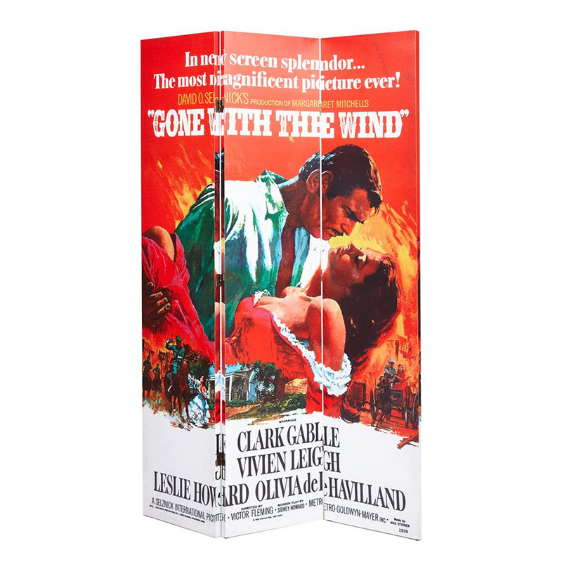 Ширма в виде постера "Унесённые ветром"