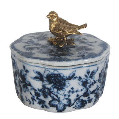 Шкатулка Blue and Bronze Bird