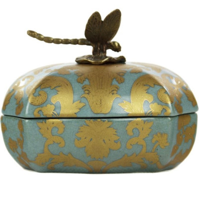 Шкатулка Box Gold on Blue
