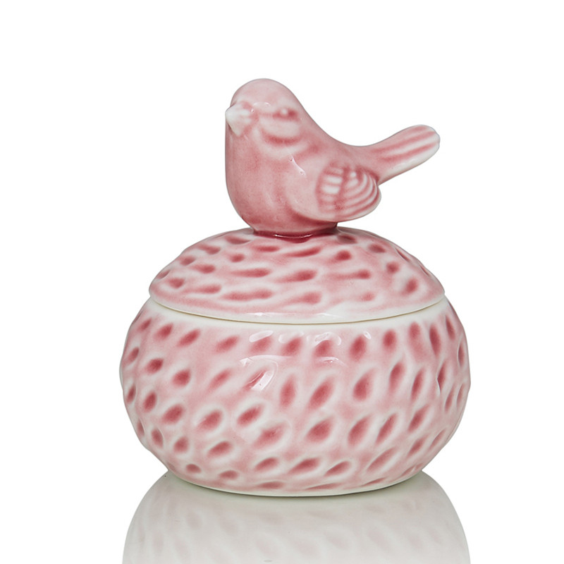 Шкатулка Box With Lid с птичкой