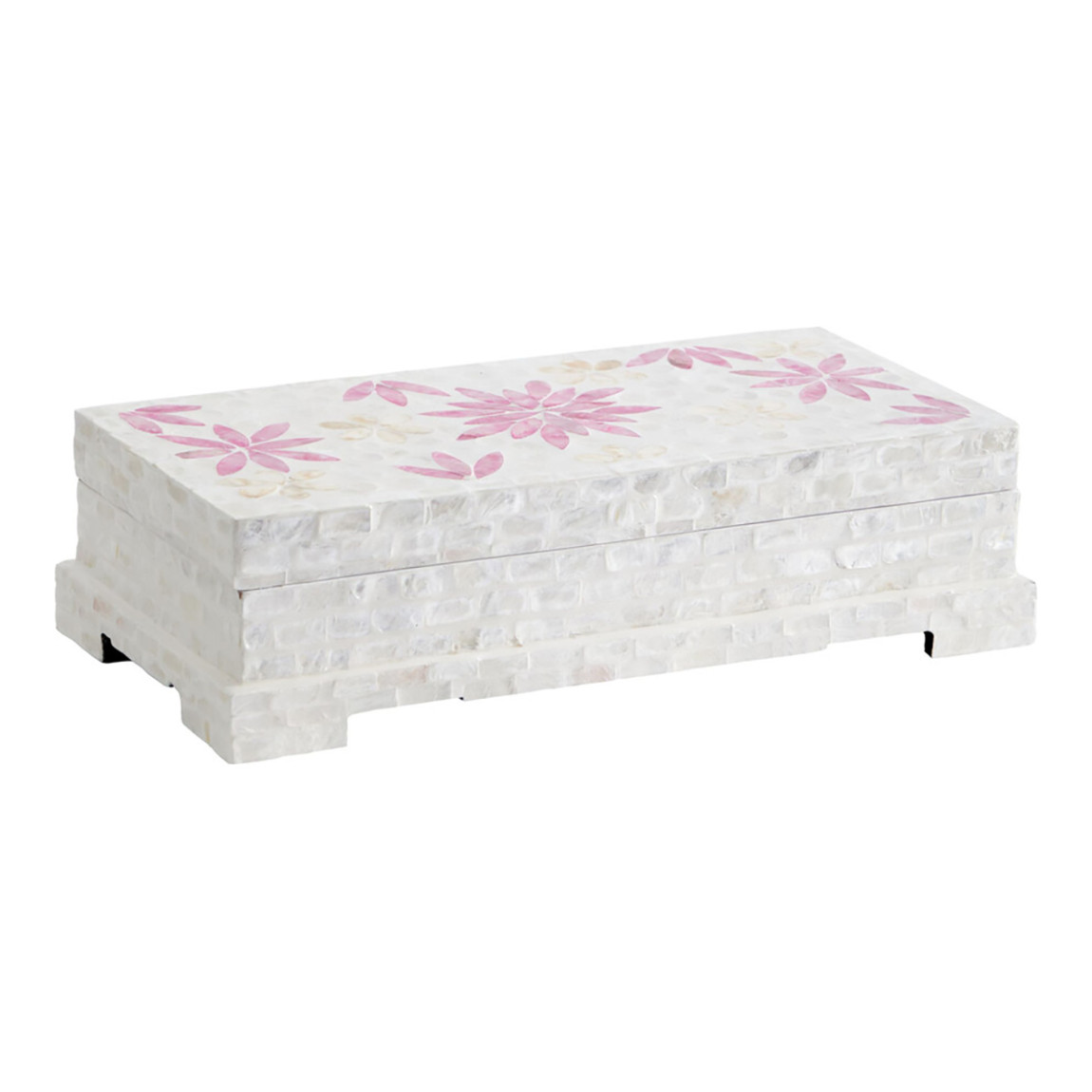 Шкатулка Oceane Bone Inlay White