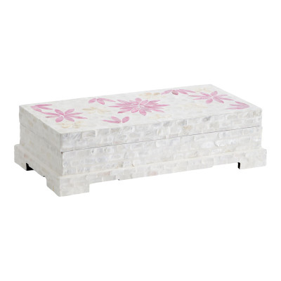 Шкатулка Oceane Bone Inlay White