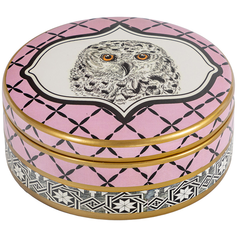 Шкатулка Owl Collection Pink Box