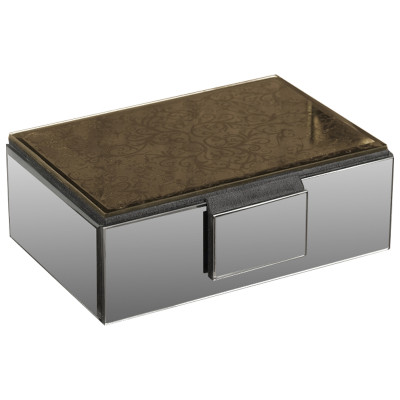 Шкатулка Patterns on Glass Mirrored Box