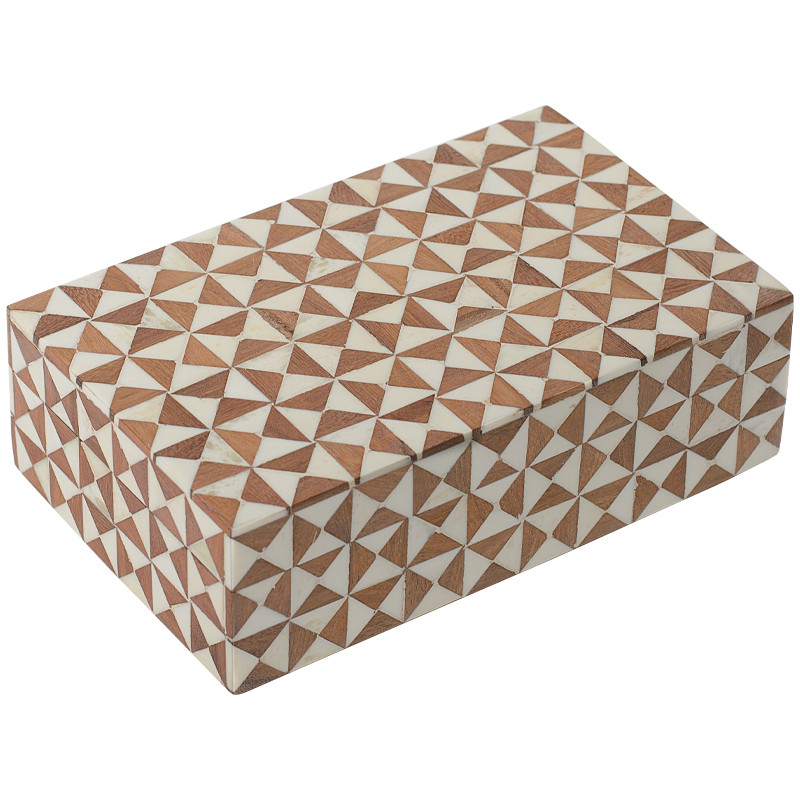 Шкатулка Wood Bone Inlay Box