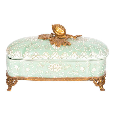 Шкатулка светлая с крышкой Alice