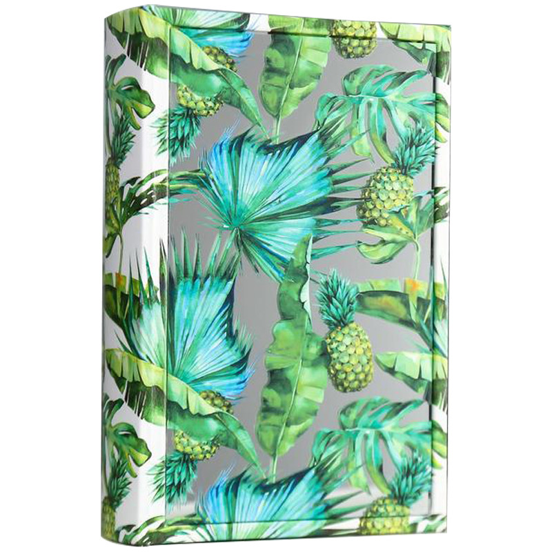 Шкатулка-книга Pineapples and Leaves Mirror Book Box