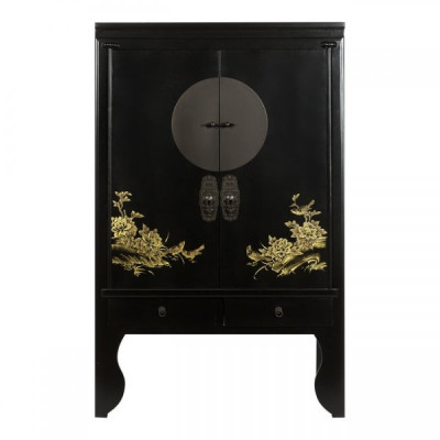 Шкаф Chinese Bird Black