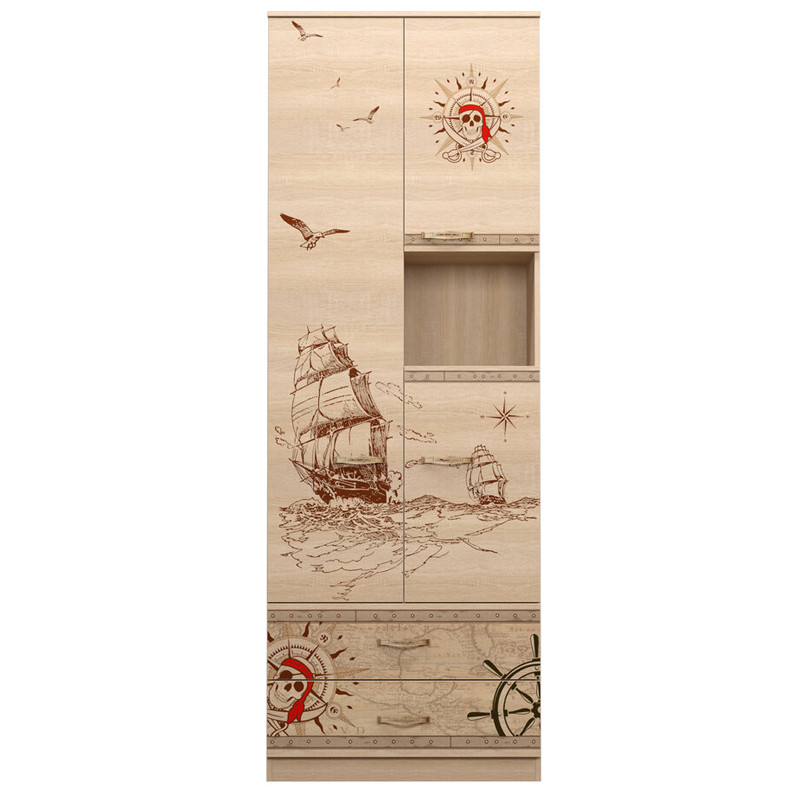 Шкаф Pirate Theme с полкой