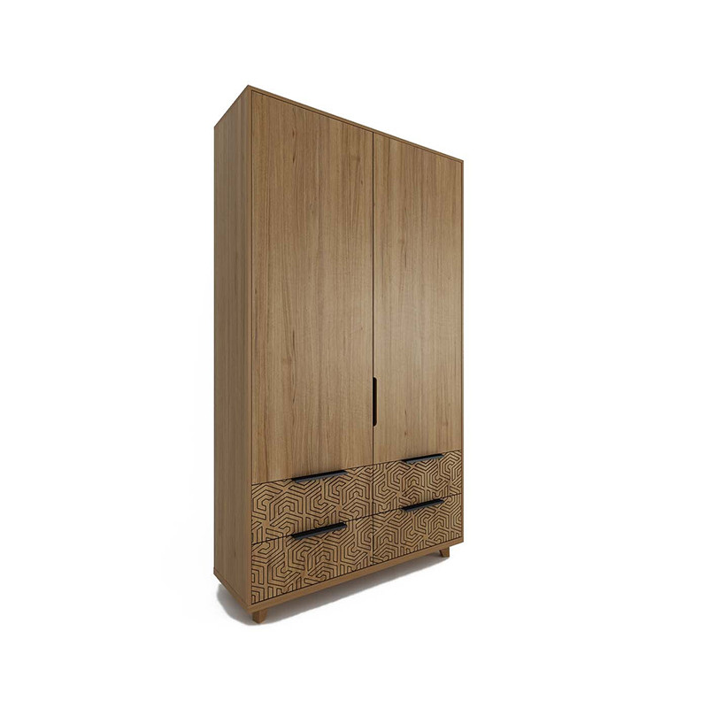 Шкаф двустворчатый с орнаментом Brian