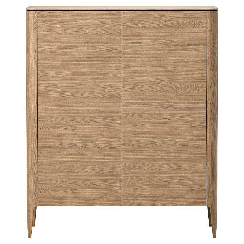 Шкаф низкий с 4-мя дверцами из массива дуба Type oak