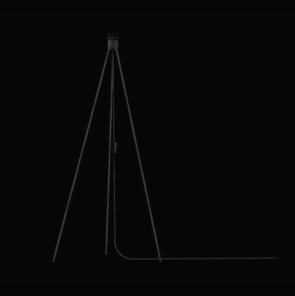 Штатив черный для светильника напольный, длина провода 3 м