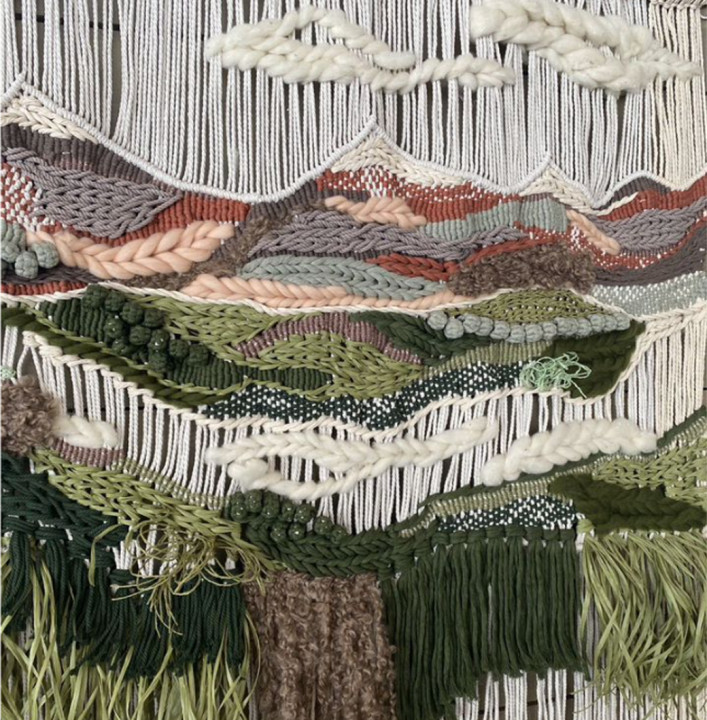 Гобелен Волшебный Лес в зеленых тонах Magic Forest I