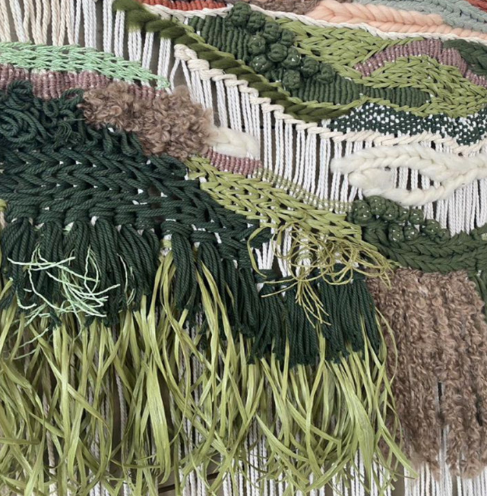 Гобелен Волшебный Лес в зеленых тонах Magic Forest I