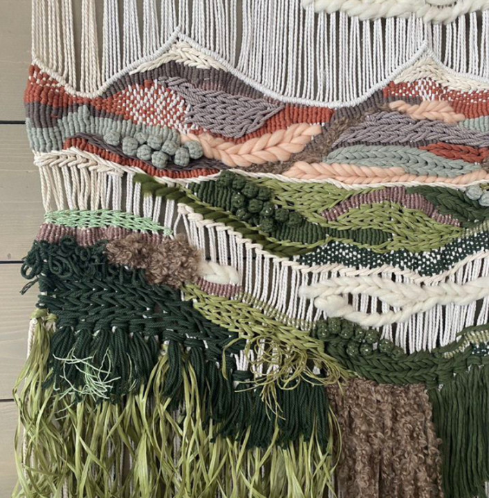 Гобелен Волшебный Лес в зеленых тонах Magic Forest I