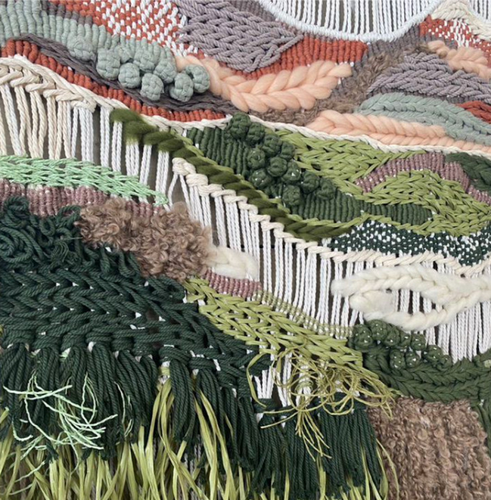 Гобелен Волшебный Лес в зеленых тонах Magic Forest I