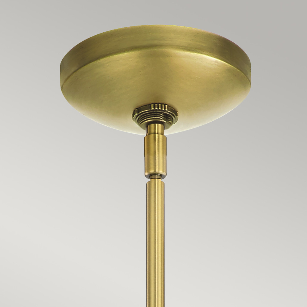 Люстра с прозрачными рифлеными цилиндрическими плафонами Kichler