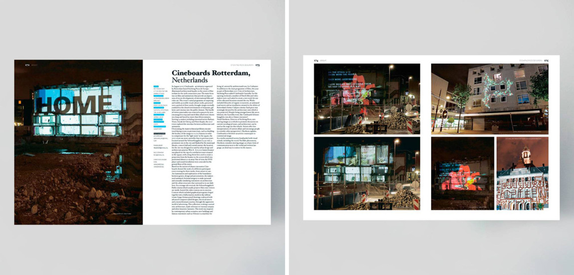 Bright Architectural Illumination and Light Installations