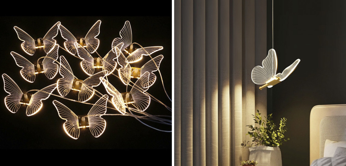Butterfly Pendant Lamp D